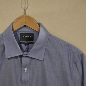 Bonobos Wrinkle Free Tailored Slim Fit Button Down 17.5/35